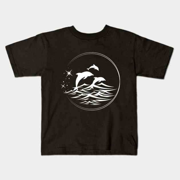 Dolphin Shirt | Dolphin Lover Shirt | Dolphin Gift | Dolphin T-shirt | Gifts for Dolphin Lovers | Retro Vintage | Sea Mammal | Animal Lovers Kids T-Shirt by mkhriesat